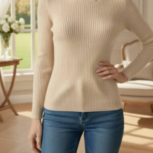 كنزة مع طوق لولو