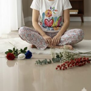 بيجاما love قماش سوزيت زبده