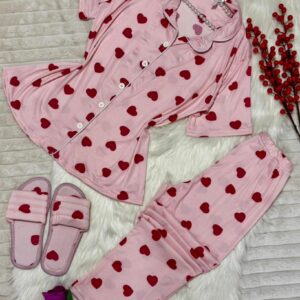 بيجاما زرار مع سليبر