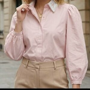 قميص اجنبي كتان صيني تقيل