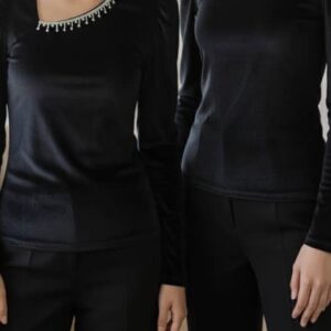 كنزه قماش مخمل كرستال